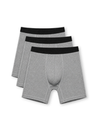 Men Long Leg Boxer Brief (Pack of 3)