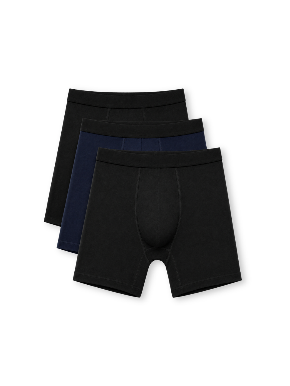 Men Long Leg Boxer Brief (Pack of 3)