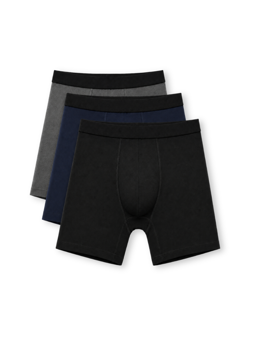 Men Long Leg Boxer Brief (Pack of 3)