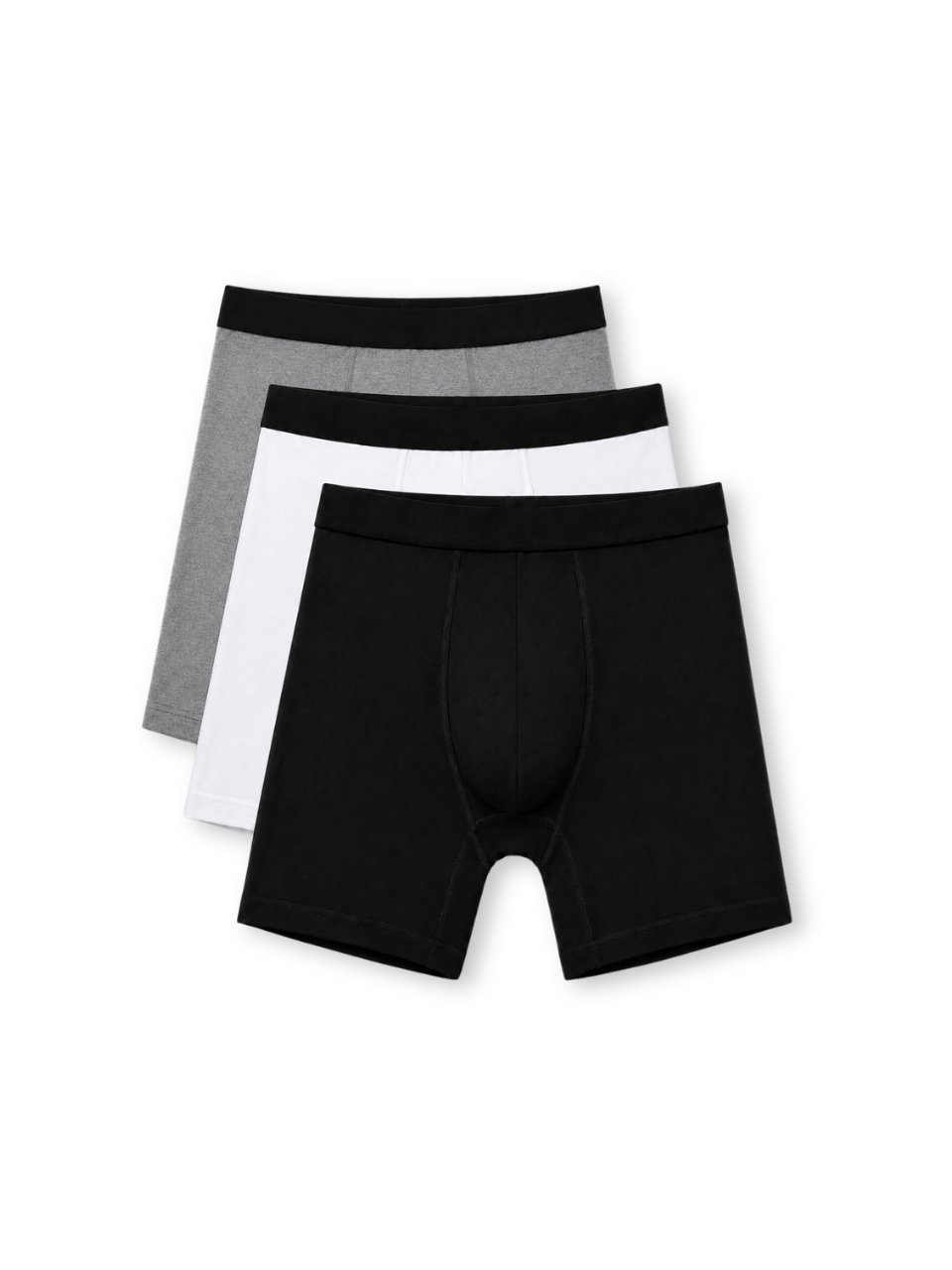 Men Long Leg Boxer Brief (Pack of 3)