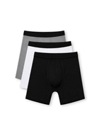 Men Long Leg Boxer Brief (Pack of 3)