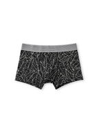 Men Printed Boxershort (Pack of 1) Black Leaf Print