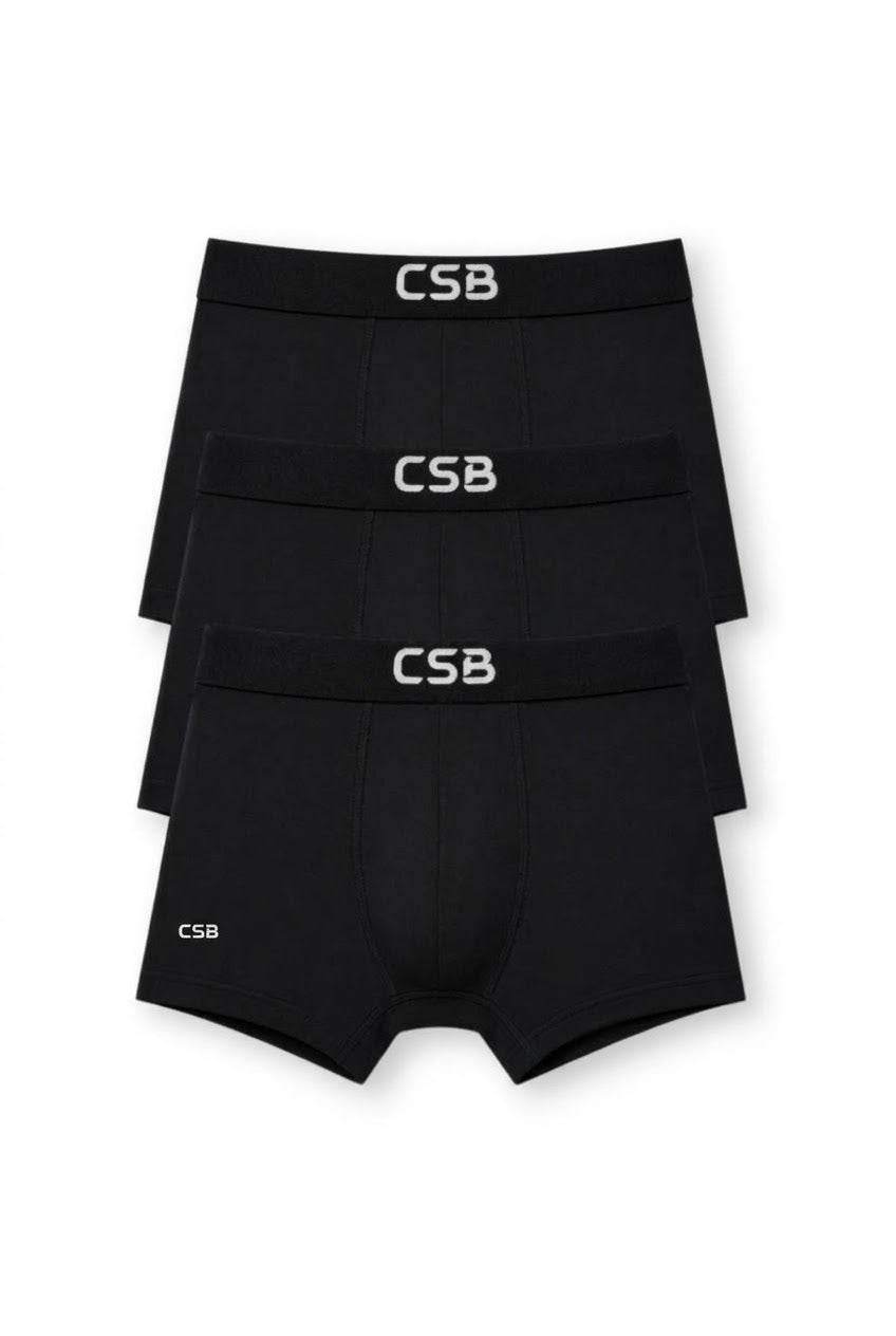 Offer Pack 1 - 3 Logo Boxer Shorts - 3 Long Leg Boxers & 3 Classic Brief Underwears