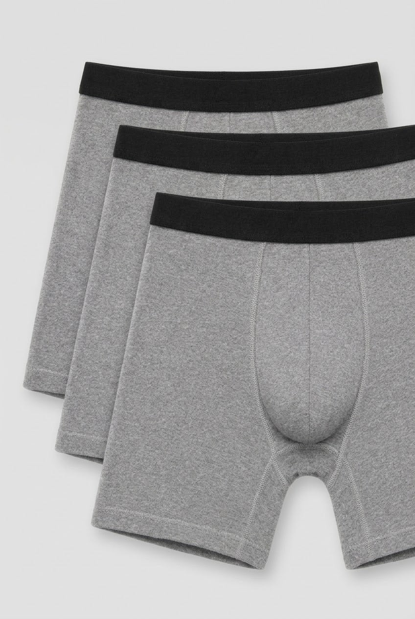 Offer Pack 1 - 3 Logo Boxer Shorts - 3 Long Leg Boxers & 3 Classic Brief Underwears