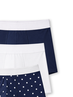 Men Printed Boxershort (Pack of 3) Navy Dots