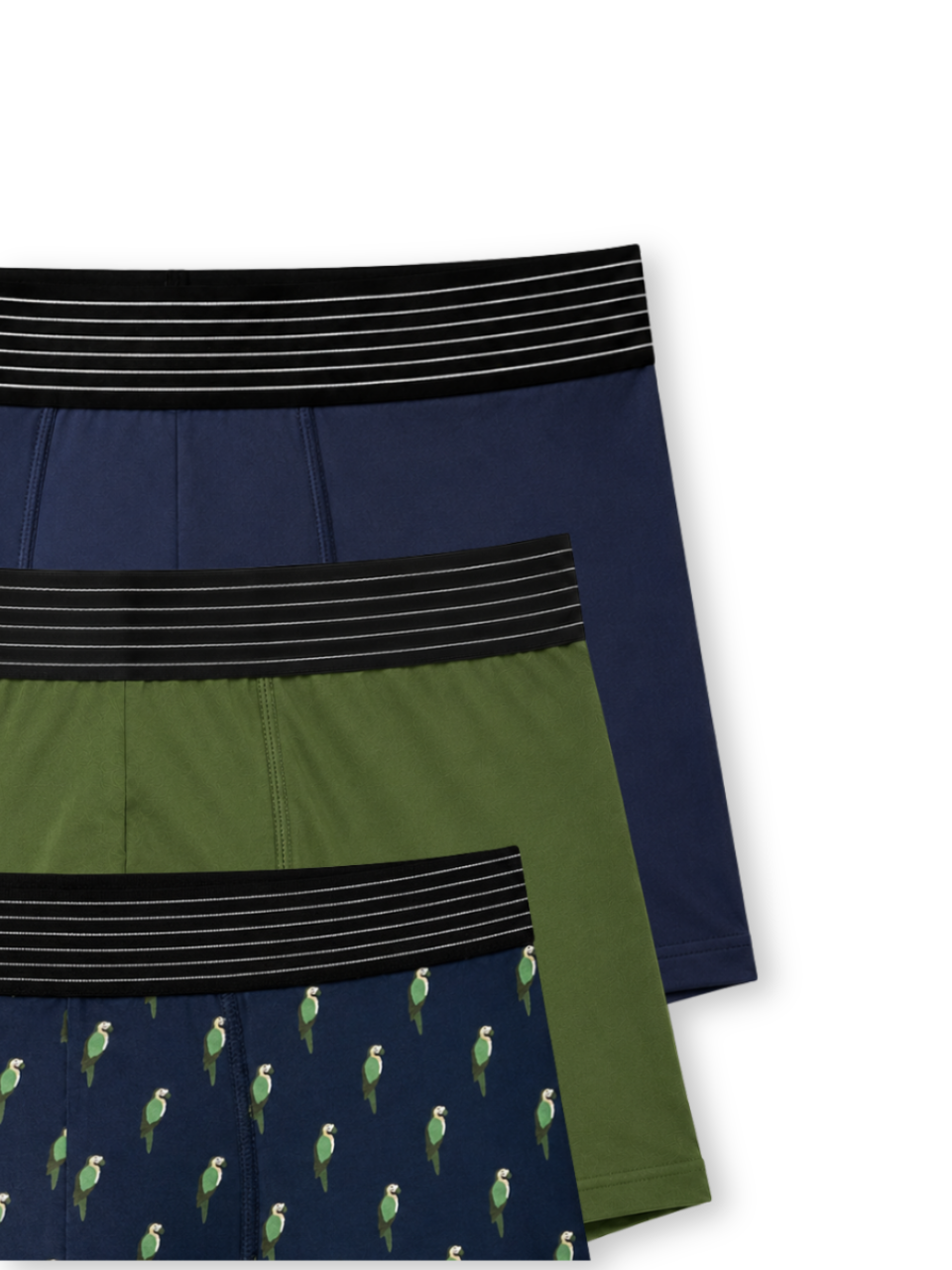 Men Printed Boxershort (Pack of 3) Parrot Print