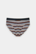 Brief Underwear (Pack of 3) - Orange Stripes